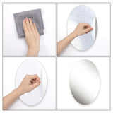 Combo of Oval Shape & Square Shape Mirror (Pack of 2)